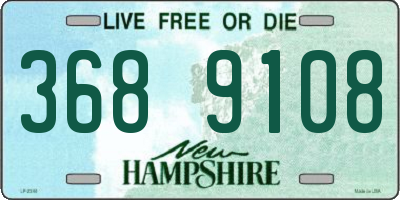 NH license plate 3689108