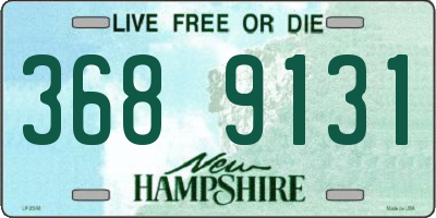 NH license plate 3689131