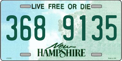 NH license plate 3689135