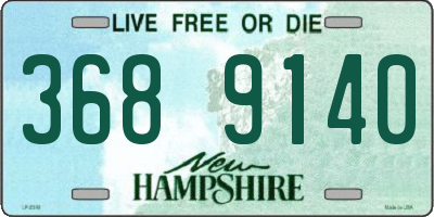 NH license plate 3689140
