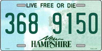 NH license plate 3689150