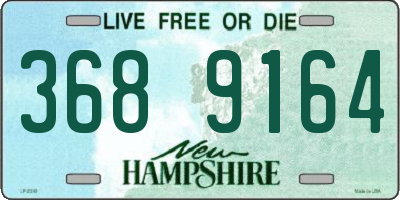NH license plate 3689164