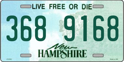 NH license plate 3689168