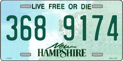NH license plate 3689174