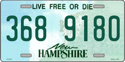 NH license plate 3689180