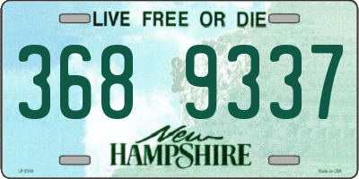 NH license plate 3689337