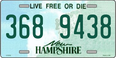 NH license plate 3689438