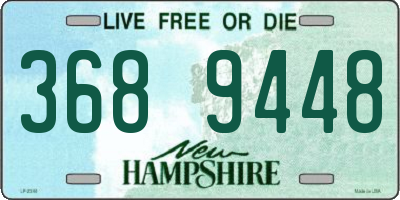 NH license plate 3689448