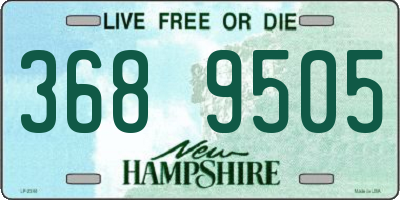NH license plate 3689505