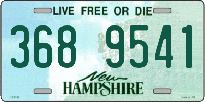 NH license plate 3689541