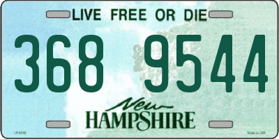 NH license plate 3689544