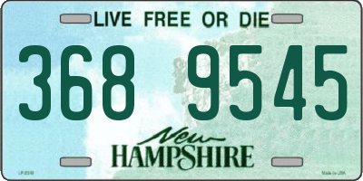 NH license plate 3689545