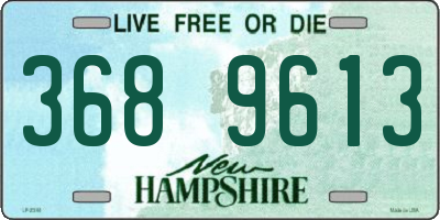 NH license plate 3689613