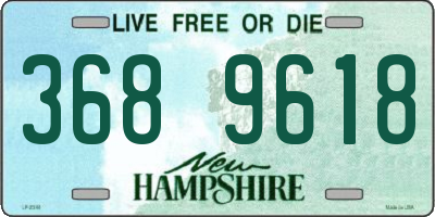 NH license plate 3689618