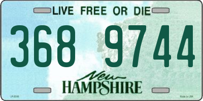NH license plate 3689744