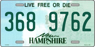NH license plate 3689762
