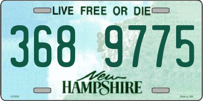 NH license plate 3689775
