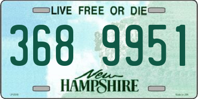 NH license plate 3689951
