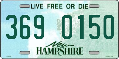 NH license plate 3690150