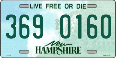 NH license plate 3690160