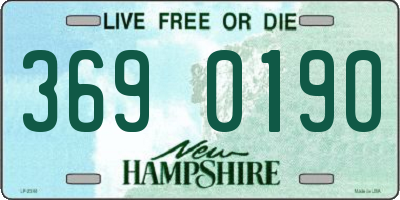 NH license plate 3690190