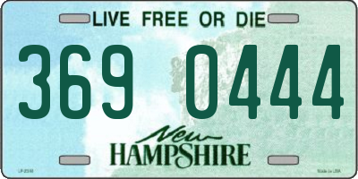 NH license plate 3690444