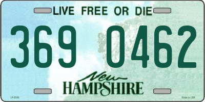 NH license plate 3690462