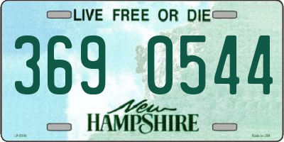 NH license plate 3690544