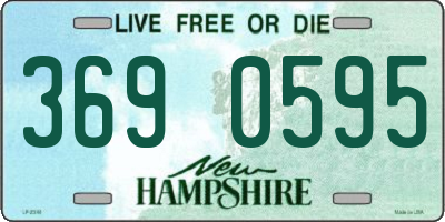 NH license plate 3690595