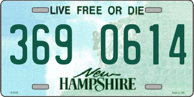 NH license plate 3690614
