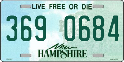 NH license plate 3690684