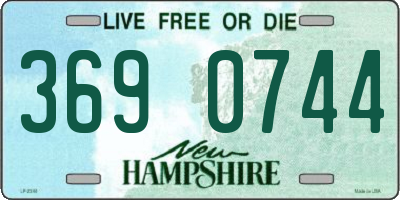 NH license plate 3690744
