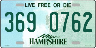 NH license plate 3690762