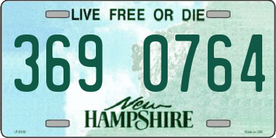 NH license plate 3690764