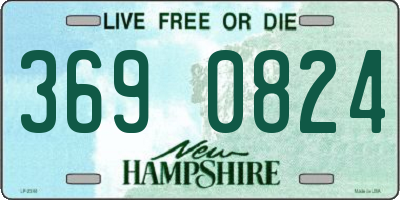 NH license plate 3690824