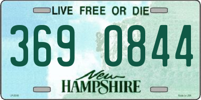NH license plate 3690844