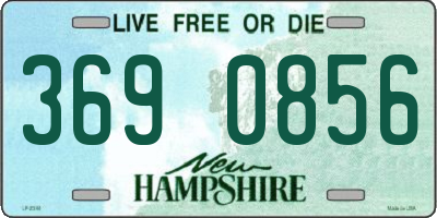 NH license plate 3690856