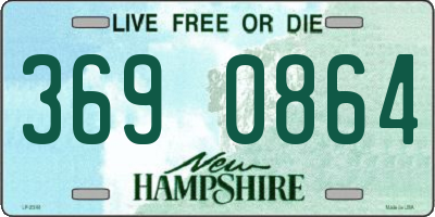 NH license plate 3690864