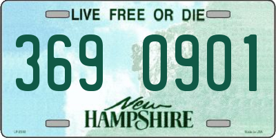NH license plate 3690901