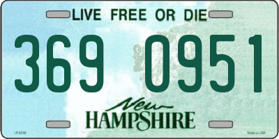 NH license plate 3690951