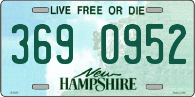 NH license plate 3690952