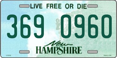 NH license plate 3690960