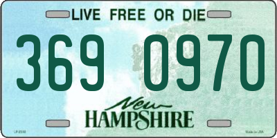 NH license plate 3690970