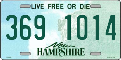 NH license plate 3691014