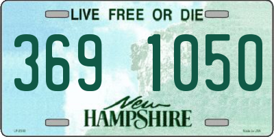 NH license plate 3691050