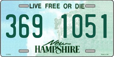NH license plate 3691051