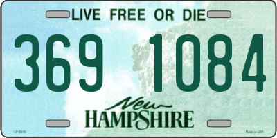 NH license plate 3691084