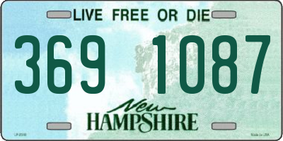 NH license plate 3691087