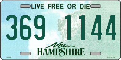 NH license plate 3691144