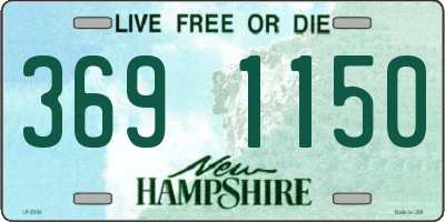 NH license plate 3691150